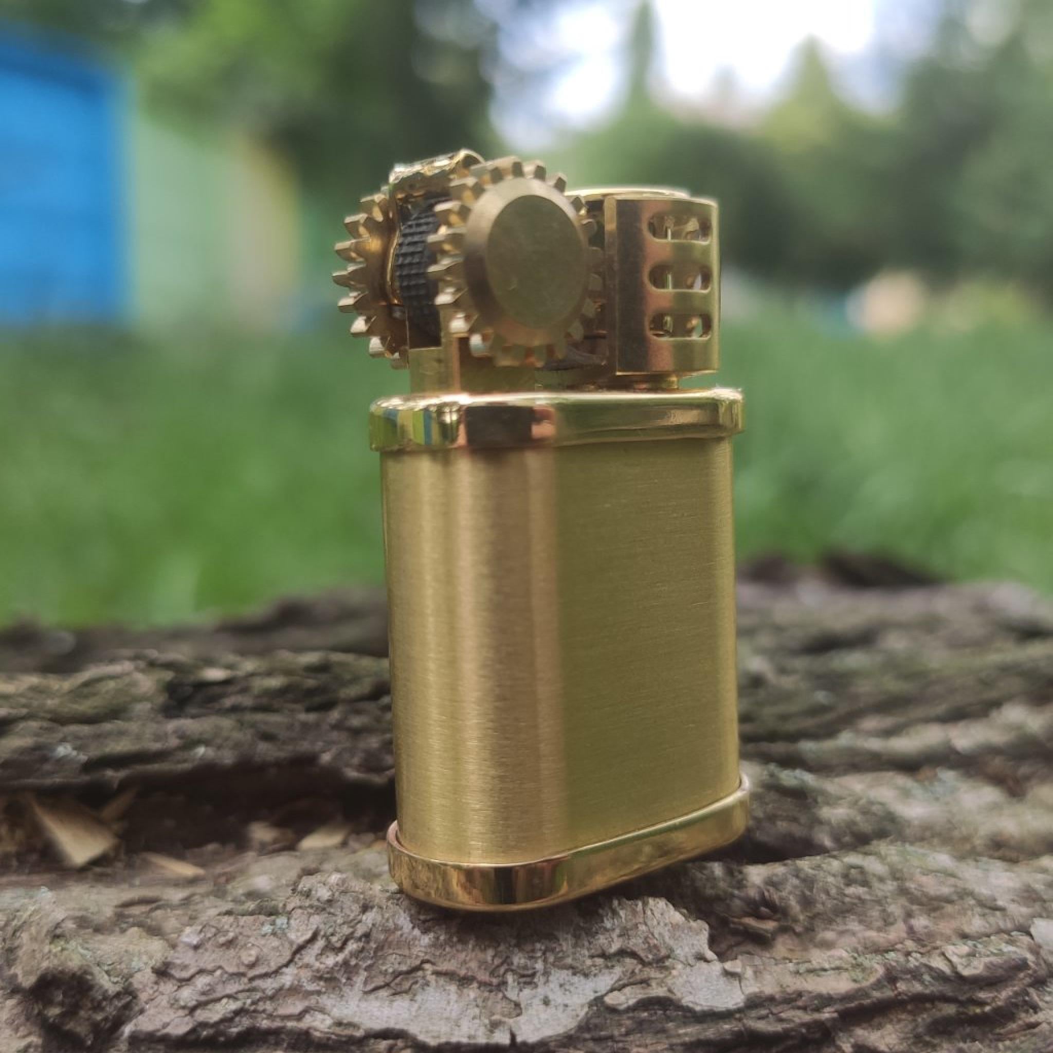 Зажигалка бензиновая Zorro Vintage Mini в подарочной упаковке Gold (BS-Z588 Gold)