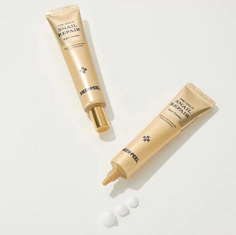 Крем для кожи вокруг глаз MEDI-PEEL 24K Snail Repair Eye Cream с муцином улитки и золотом 40 мл (8809409340548) - фото 2