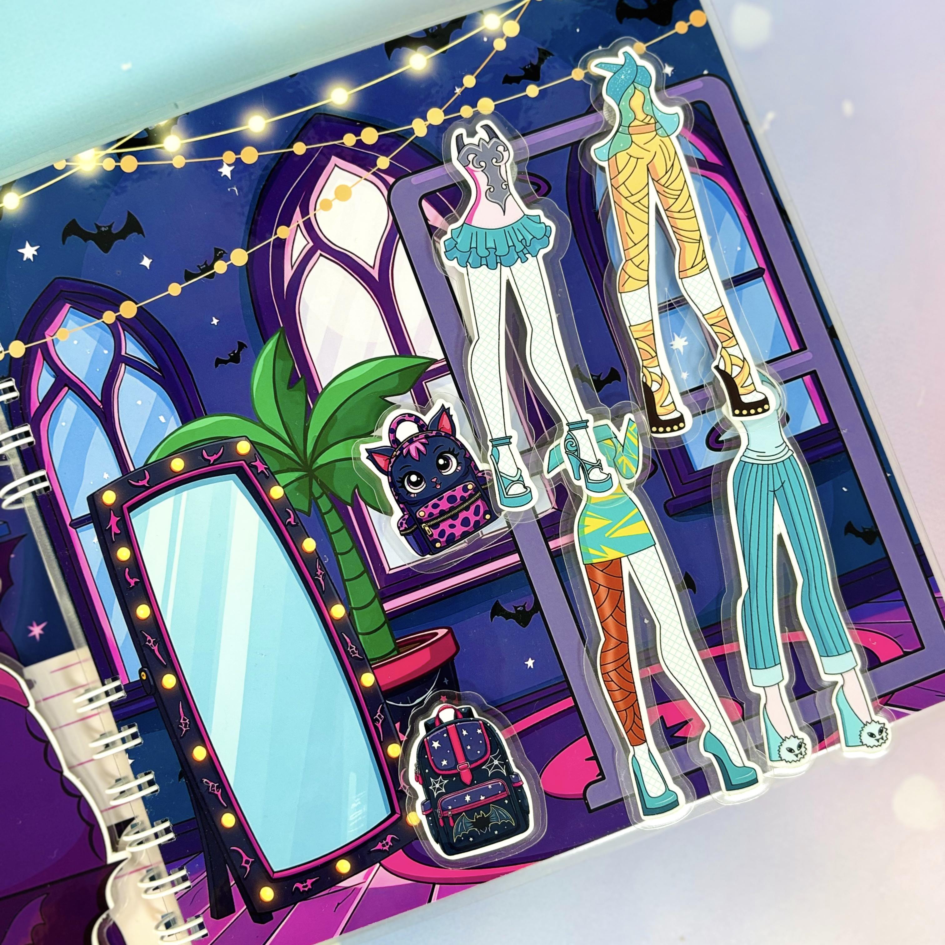 Книга на липучках у стилі Monster High (ГМ-00019) - фото 7 Книга на липучках у стилі Monster High (ГМ-00019) - фото 7