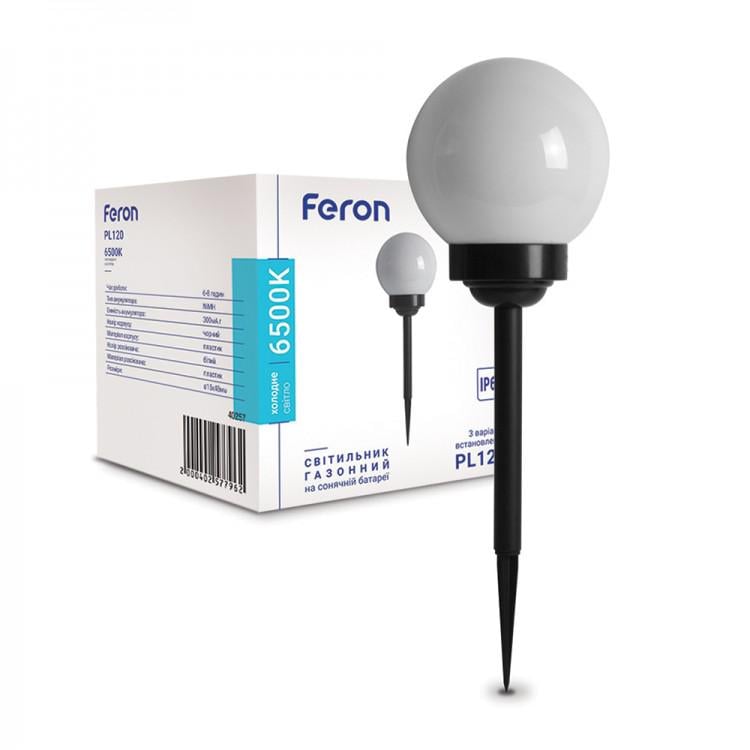 Грунтовий світильник Feron PL120 на сонячній батареї (27684466)