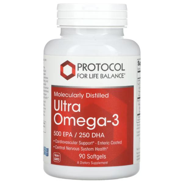 Омега 3 Protocol for Life Balance Ultra Omega 3 90 мягких капс. (000023201)