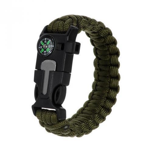 Браслет для виживання Paracord з вогнивом і компасом (1691323004)