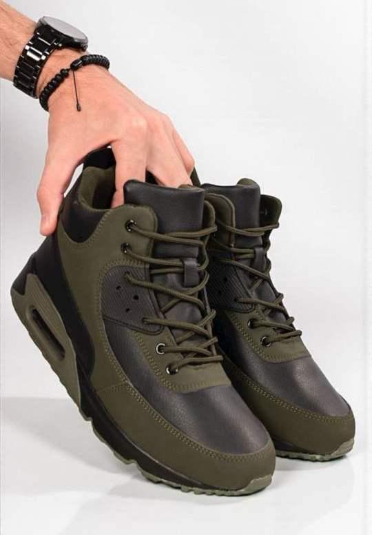 Ботинки мужские KMB A801-6L зимние р. 45 Хаки (30718393) - фото 3