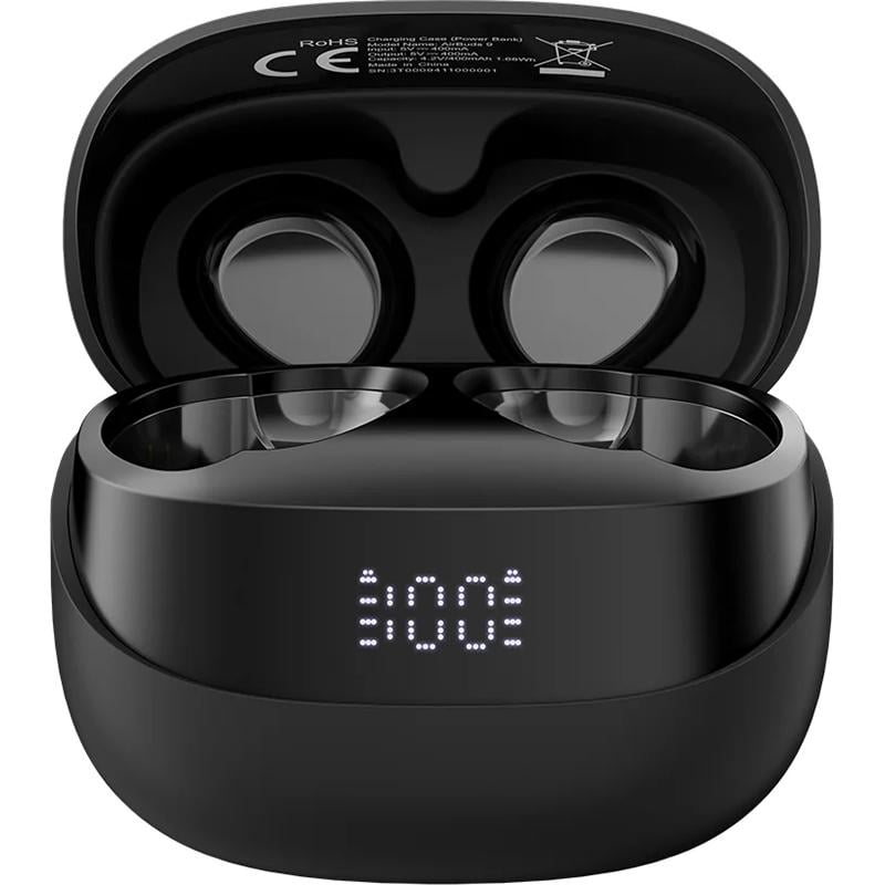 Наушники беспроводные TWS Blackview AirBuds 9 Bluetooth 5.4 USB-C Black (6931548319696)