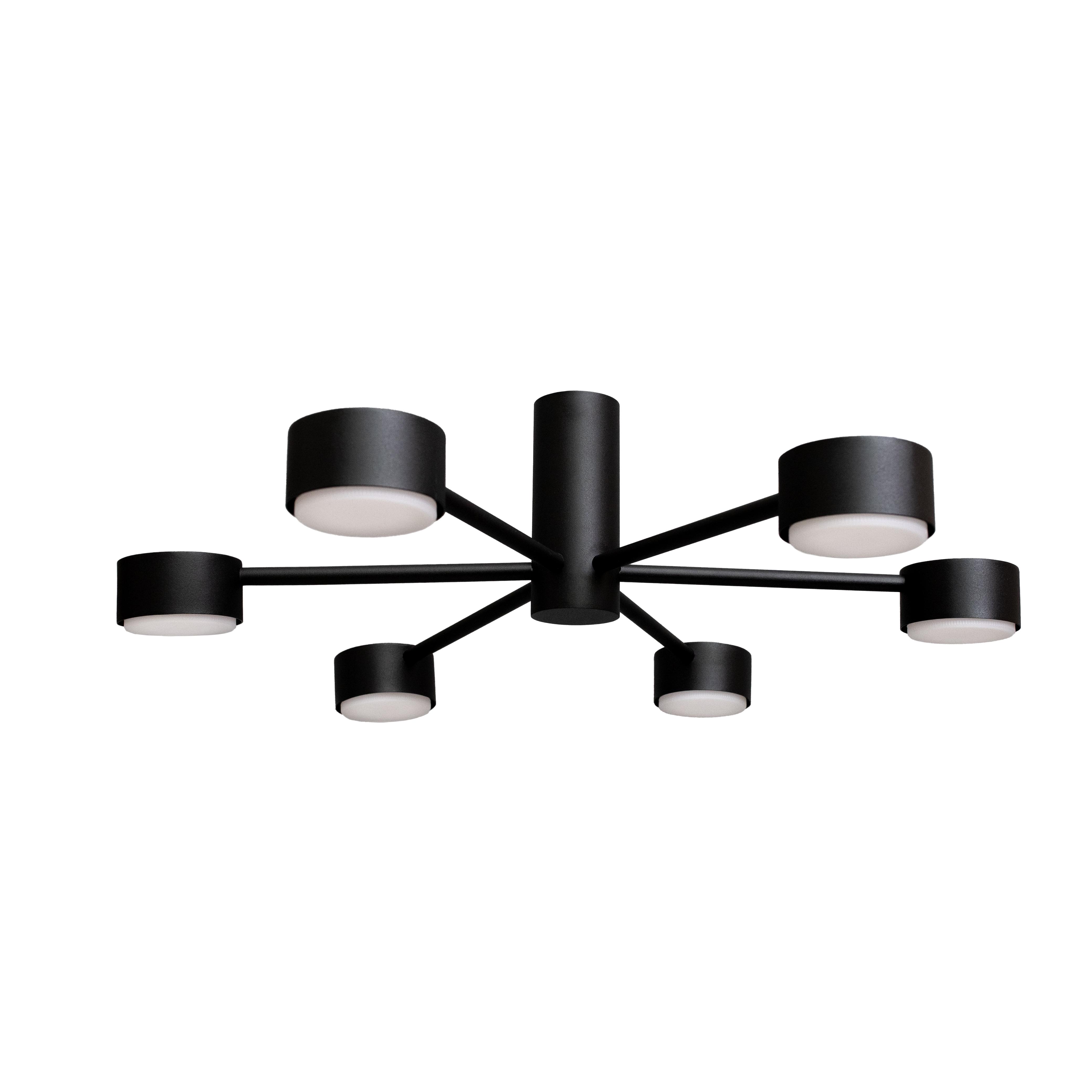 Столовая люстра MSK Electric Copter GX53 NL 8041-6 BK Черный