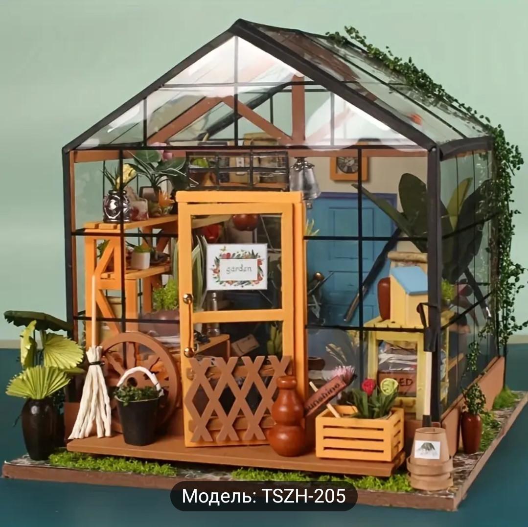 Конструктор румбокс 3D DIY DollHouse RoboTime Теплица (2509279481) - фото 7 Конструктор румбокс 3D DIY DollHouse RoboTime Теплица (2509279481) - фото 7