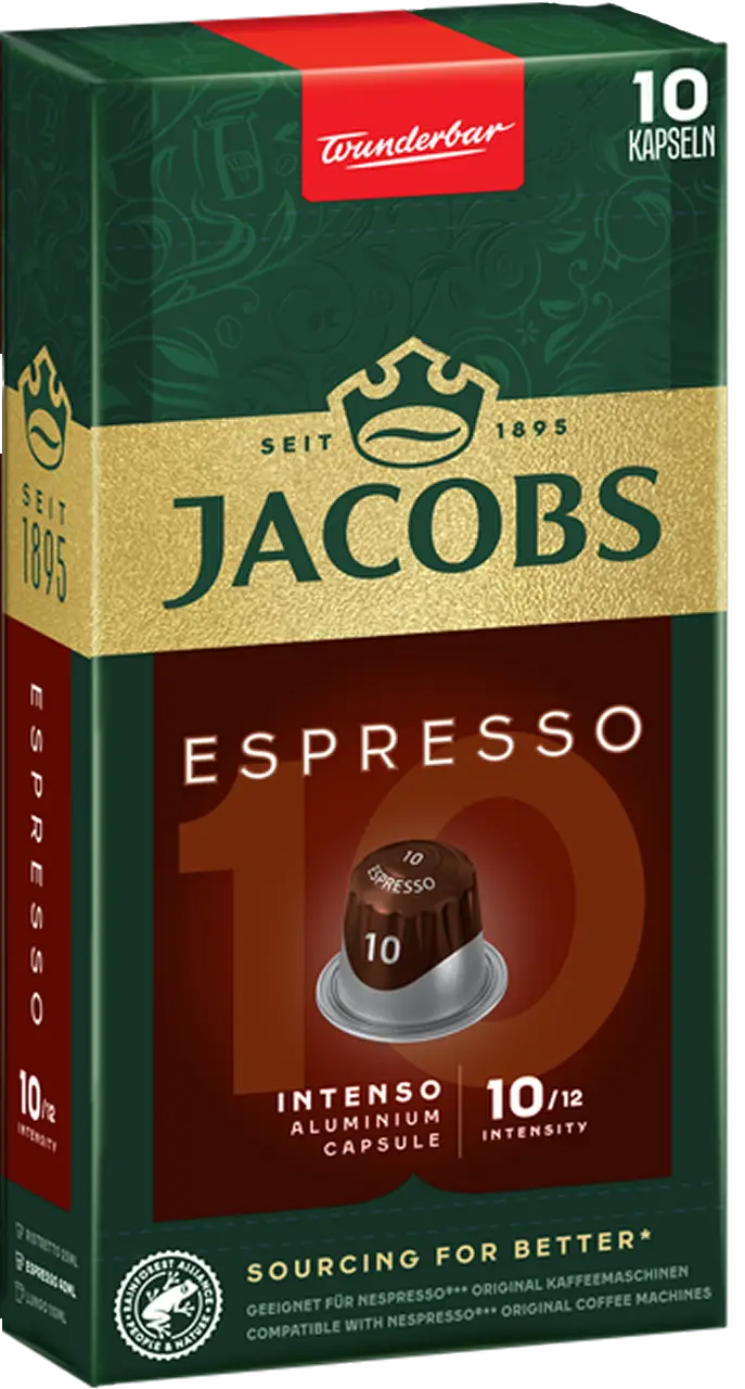Кофе в капсулах Nespresso Jacobs Espresso Intenso 10 шт. (j112004953)
