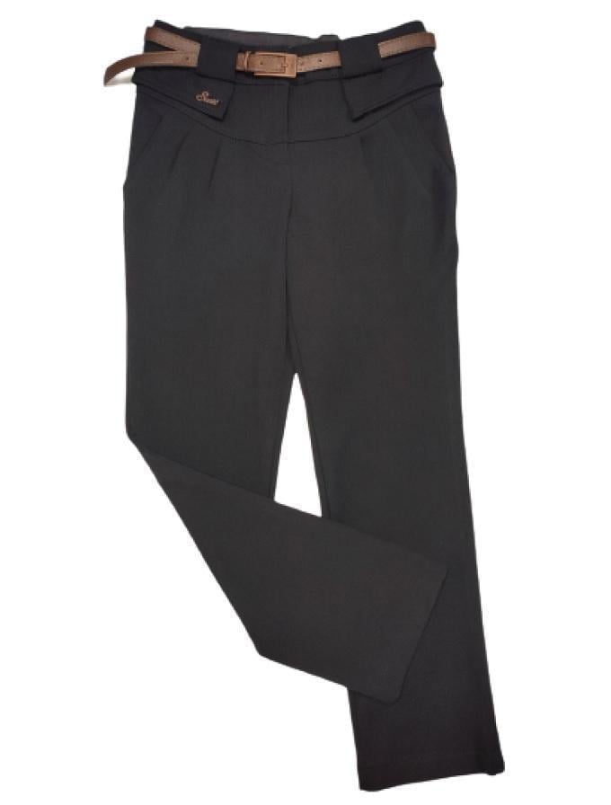 Брюки школьные для девочки Suzie КЛАРИС 03 шерсть 122 см Черный (218101_122)