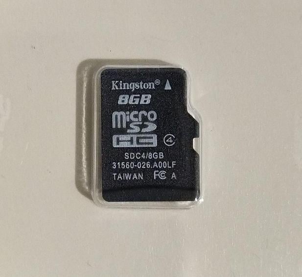 Карта MicroSD MicroSDHC 8 Gb Class 4