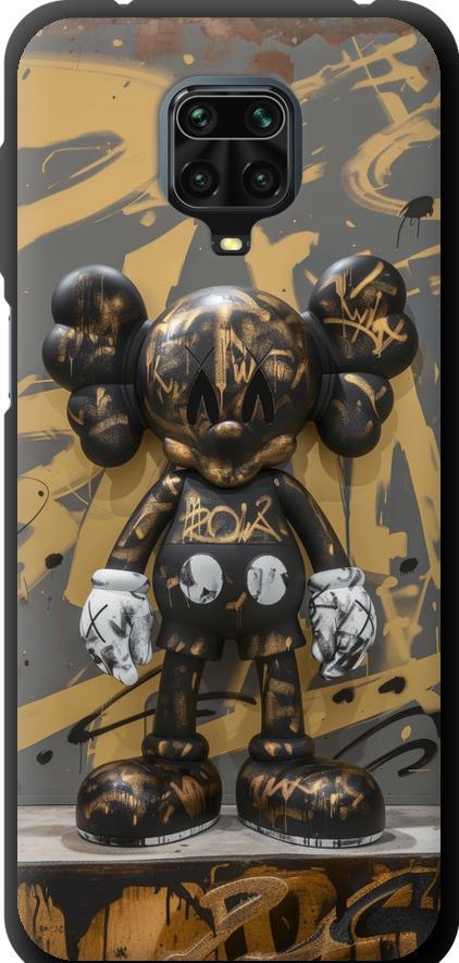 Чехол на Xiaomi Redmi Note 9 Pro Bronze kaws (6097b-1911-42517)