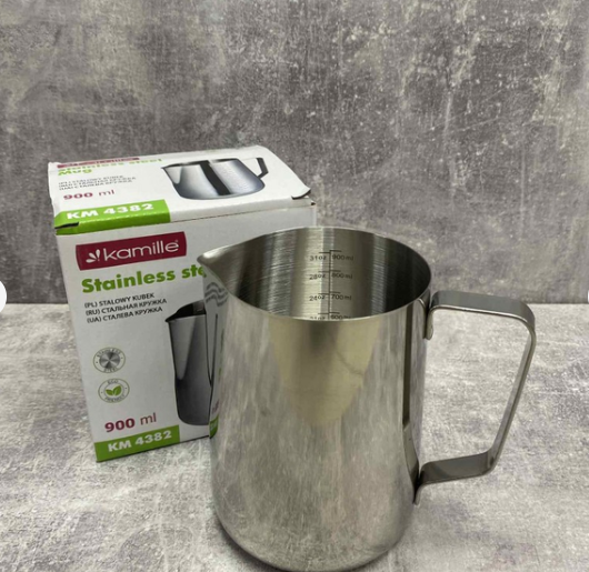Молочник Kamille з нержавіючої сталі 900 мл (4382) - фото 4 Молочник Kamille з нержавіючої сталі 900 мл (4382) - фото 4