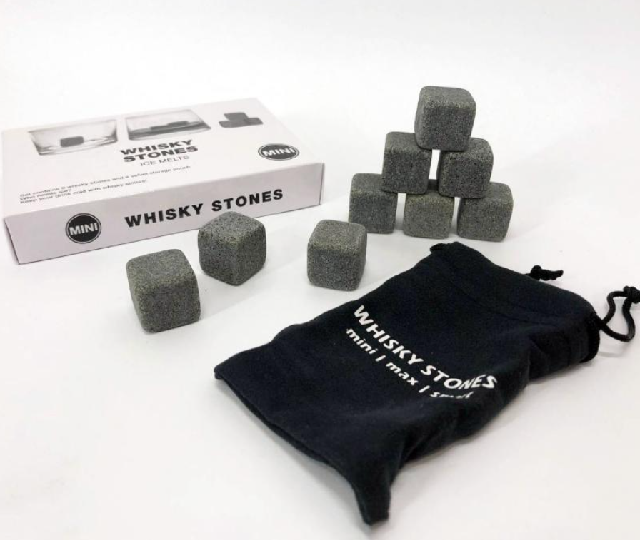Камни для виски Whiskey Stones из стеатита 9 шт. (ws58386)