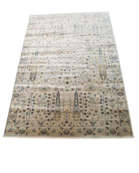 Ковер GLORIOUS 80x125 см Бежевый/Синий (000089166)