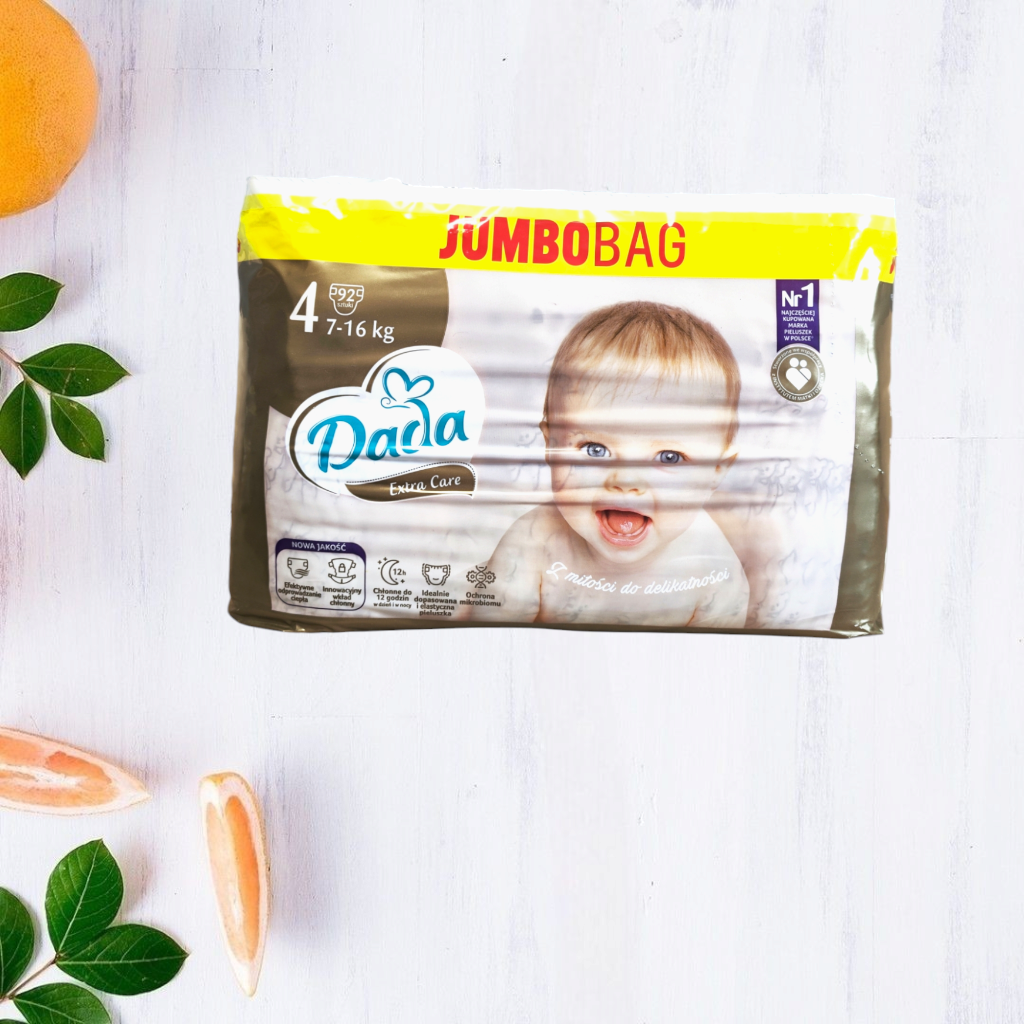 Підгузки Dada Extra Care Jumbo Bag 4 7-16 кг 92 шт.