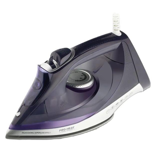 Утюг паровой электрический Domotec MS-1166P с керамической подошвой 1600 Вт (9872)