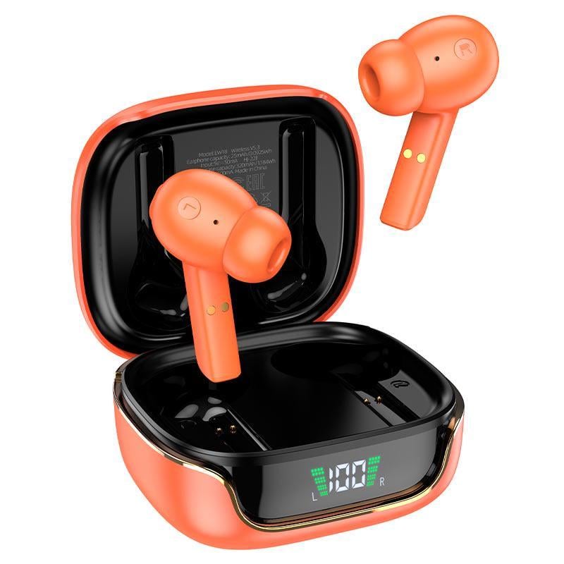 Наушники беспроводные HOCO EW18 USB Type-C Bluetooth 5.3 Оранжевый