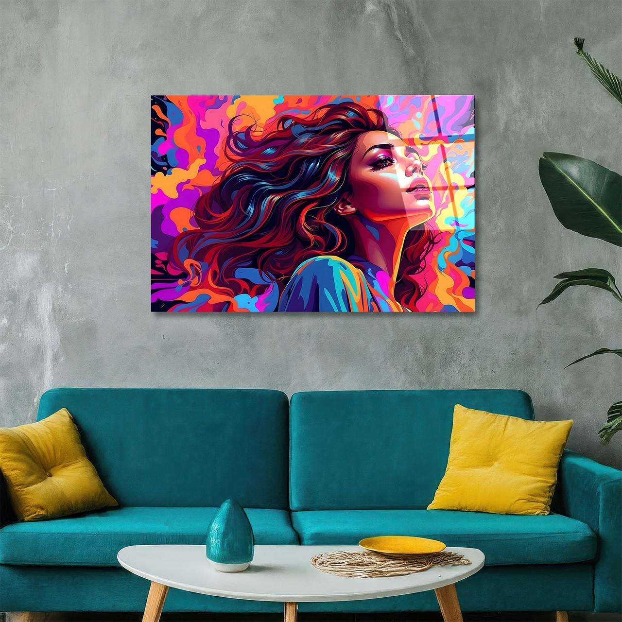 Картина на стекле NovellaPrint Энергия жизни 120х80 см (4003.4)