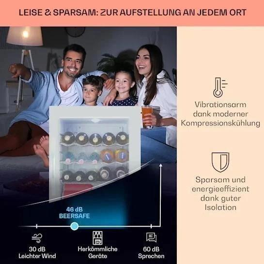 Холодильник для напоїв KLARSTEIN Beersafe XL Quartz 60 л (10034929) - фото 5