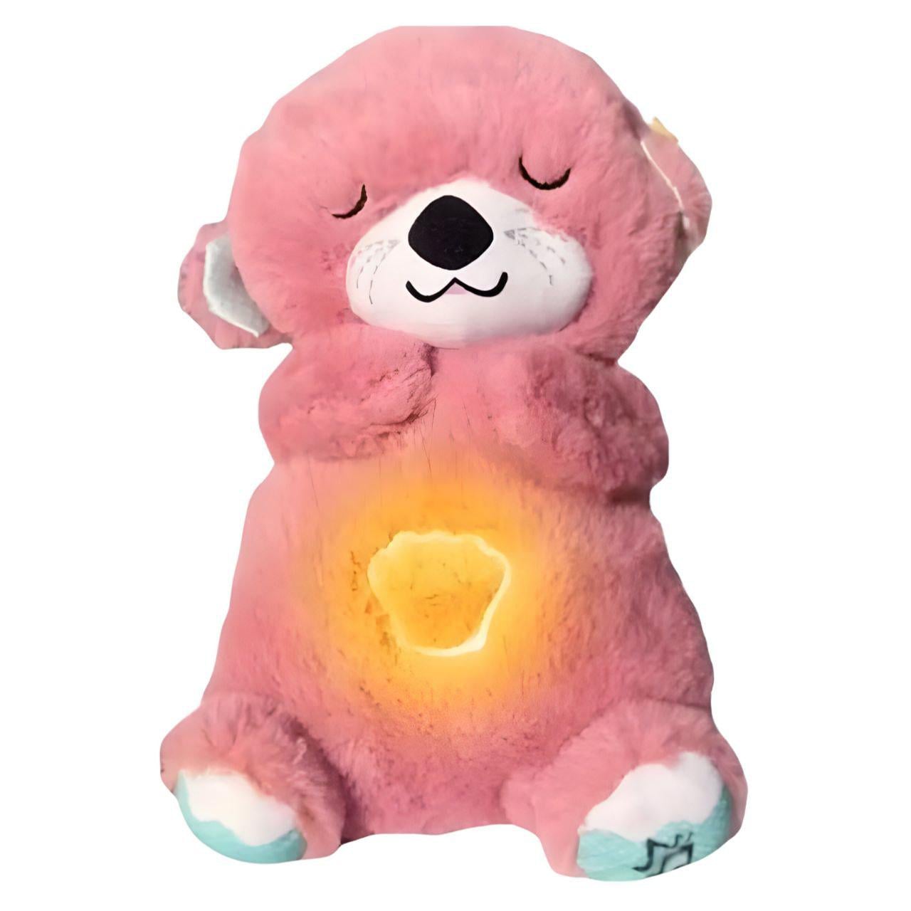 Нічник-м'яка іграшка MC-1112-01 Видра 24 см Рожевий Нічник-м'яка іграшка MC-1112-01 Видра 24 см Рожевий