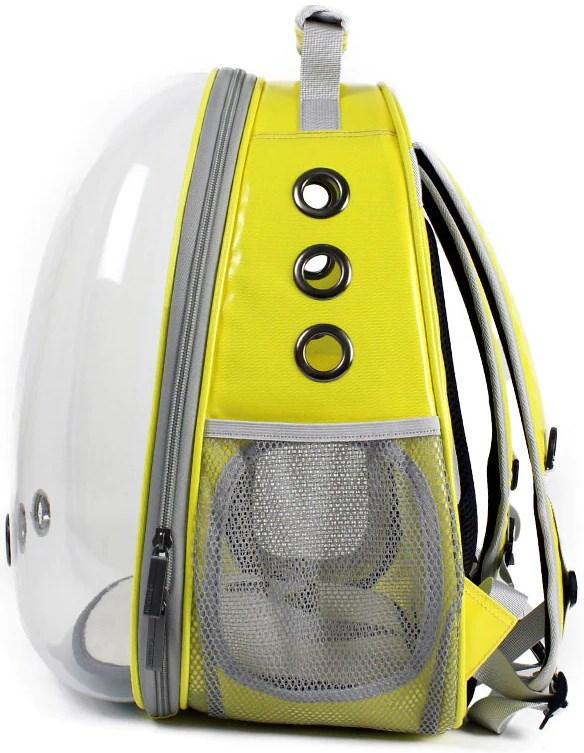 Рюкзак прозрачный Lollimeow для переноски домашних животных (DY-SN044) - фото 2 Рюкзак прозрачный Lollimeow для переноски домашних животных (DY-SN044) - фото 2