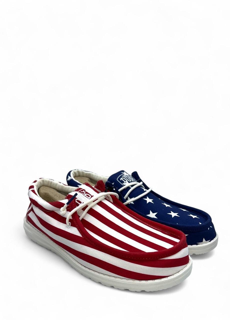Мужские мокасины Hey Dude Wally Patriotic Merican Flag р. 43 28,2 Американский флаг (2785109853) Мужские мокасины Hey Dude Wally Patriotic Merican Flag р. 43 28,2 Американский флаг (2785109853)