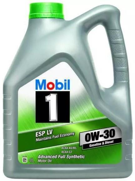 Моторное масло Mobil 1 ESP LV A5/B5/C2 SN/SL 0W-30 4 л (154315)