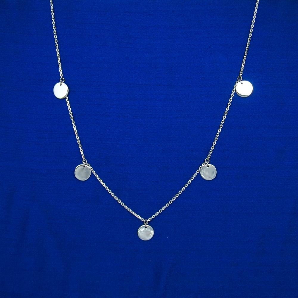 Срібне кольє Монетки