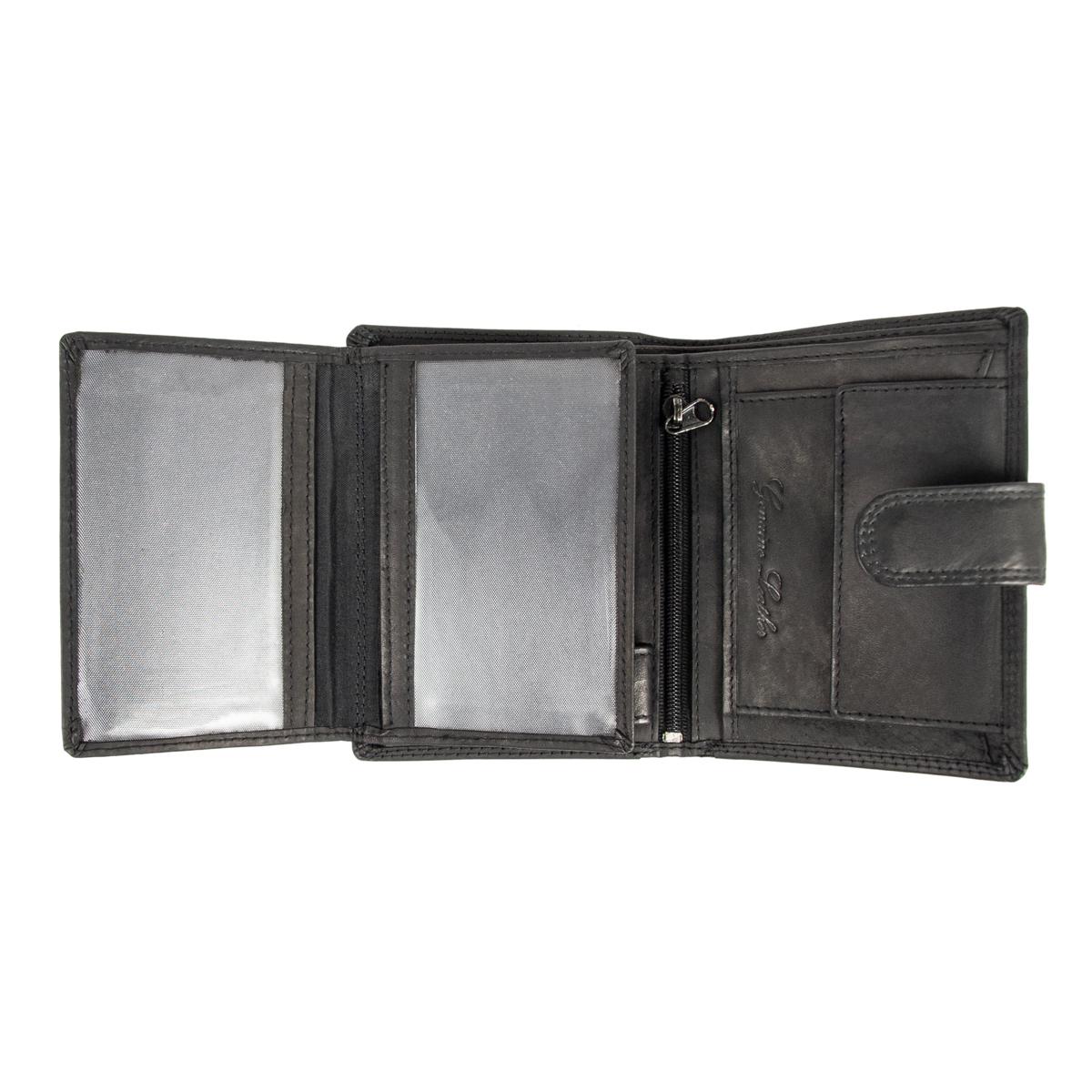 Кошелек кожаный мужской JCB NC36MN Black (JCB NC36MN BLK) - фото 4