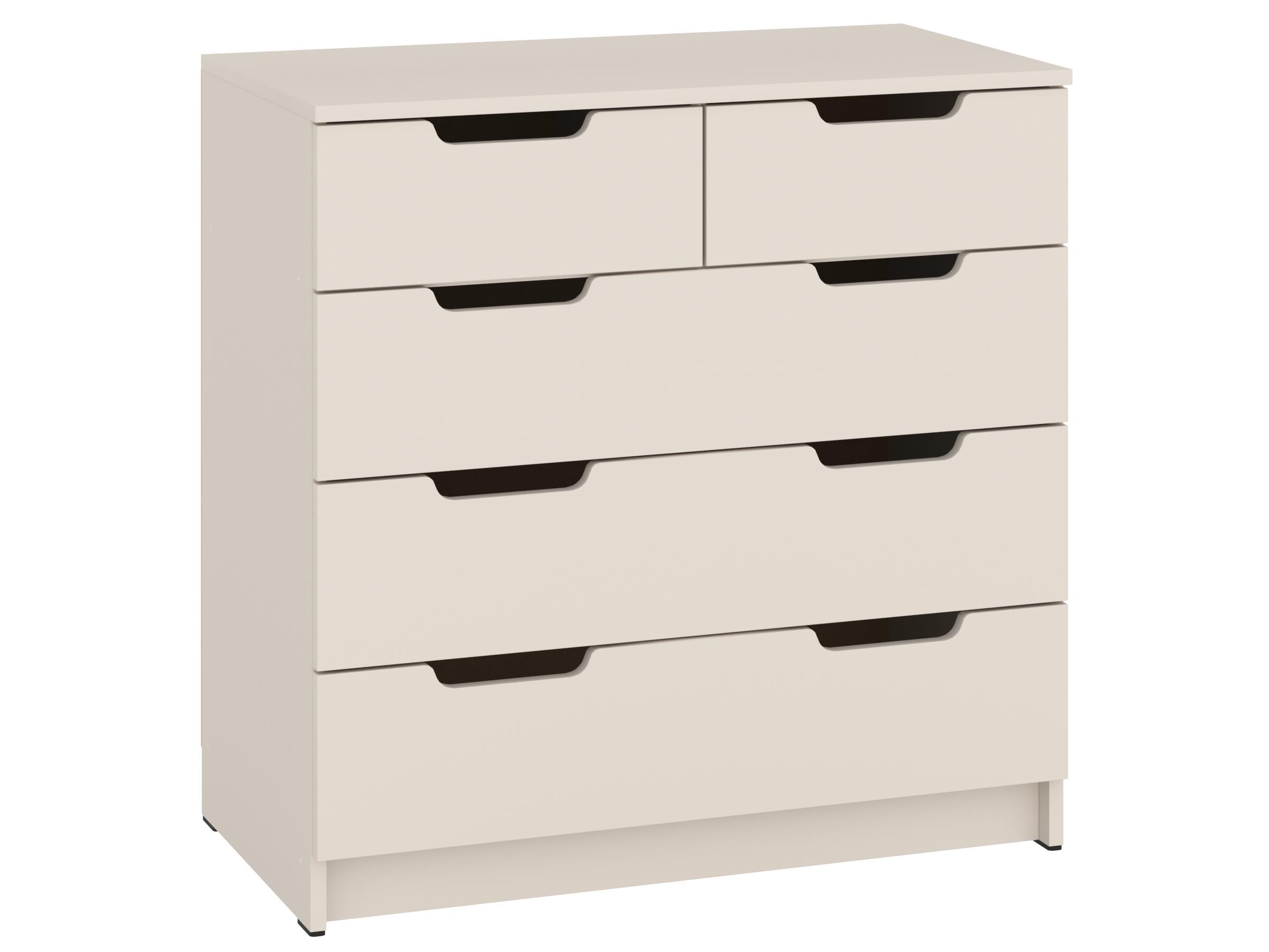 Комод с ящиками PEHOTIN ЭКО К-3+2 ДСП 80х43х80 см Кашемир (PN-100479)