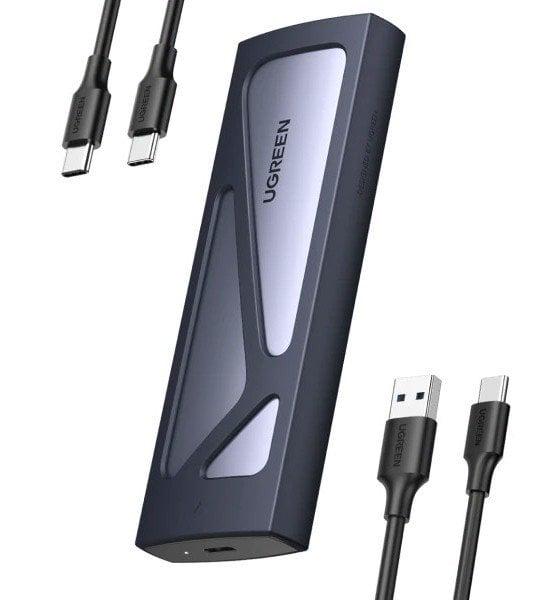 Кишеня для жорсткого диска UGREEN CM578 M.2 NVMe SSD Сірий (90541)