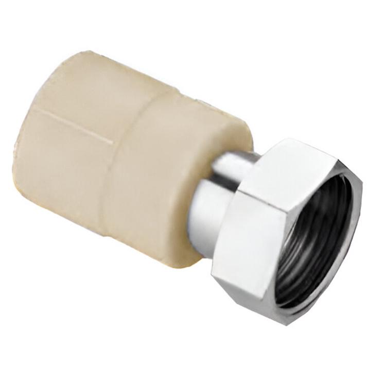 Муфта с накидной гайкой T.K.SU PP-R РВ 20х3/4" (TU-22967) Муфта с накидной гайкой T.K.SU PP-R РВ 20х3/4" (TU-22967)