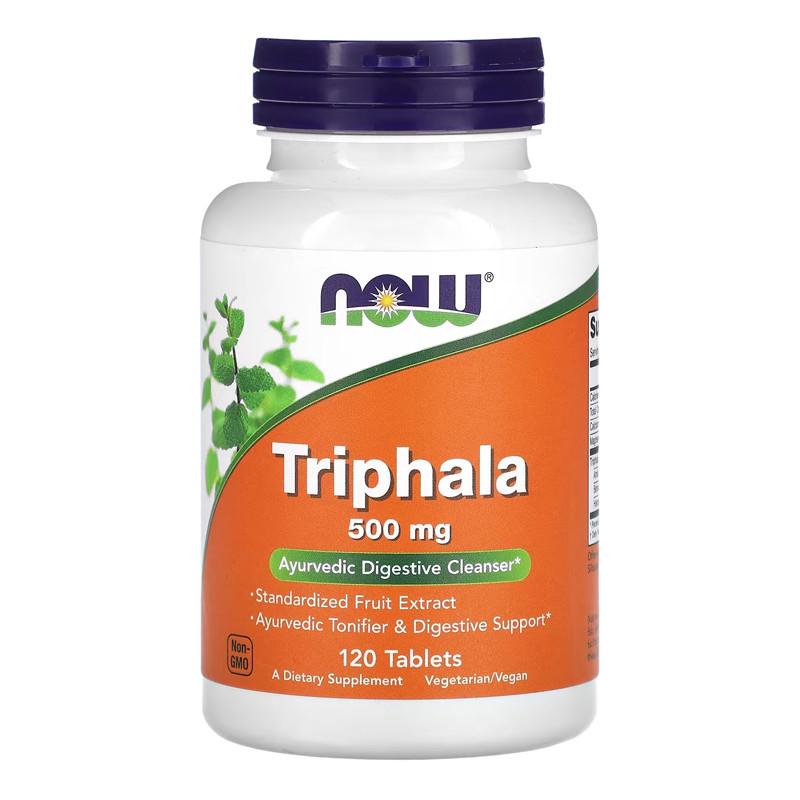 Экстракт трифалы NOW Triphala 500 mg 120 табл. (19105-01)