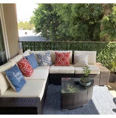 Плющ искусственный декоративный для отделки интерьера комплект 6 панелей 300х50 см Зеленый - фото 7 Плющ искусственный декоративный для отделки интерьера комплект 6 панелей 300х50 см Зеленый - фото 7