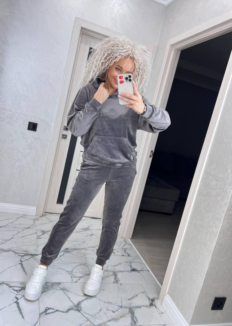 Костюм жіночий Лайза р. 48 Сірий (0202-ді) - фото 2