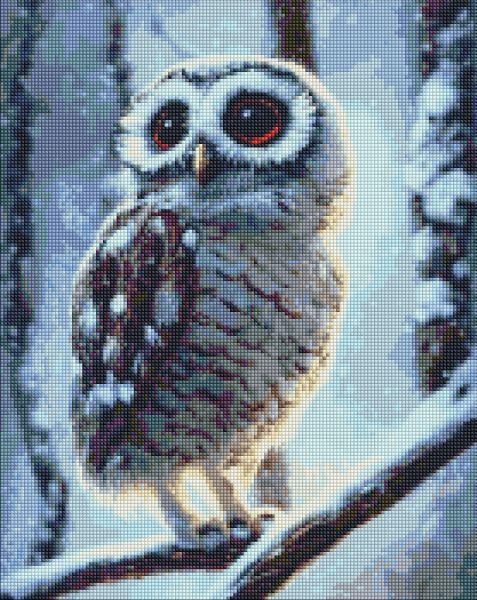 Алмазная мозаика Идейка Чудо-сова 40x50 см (Id-AMO7321)