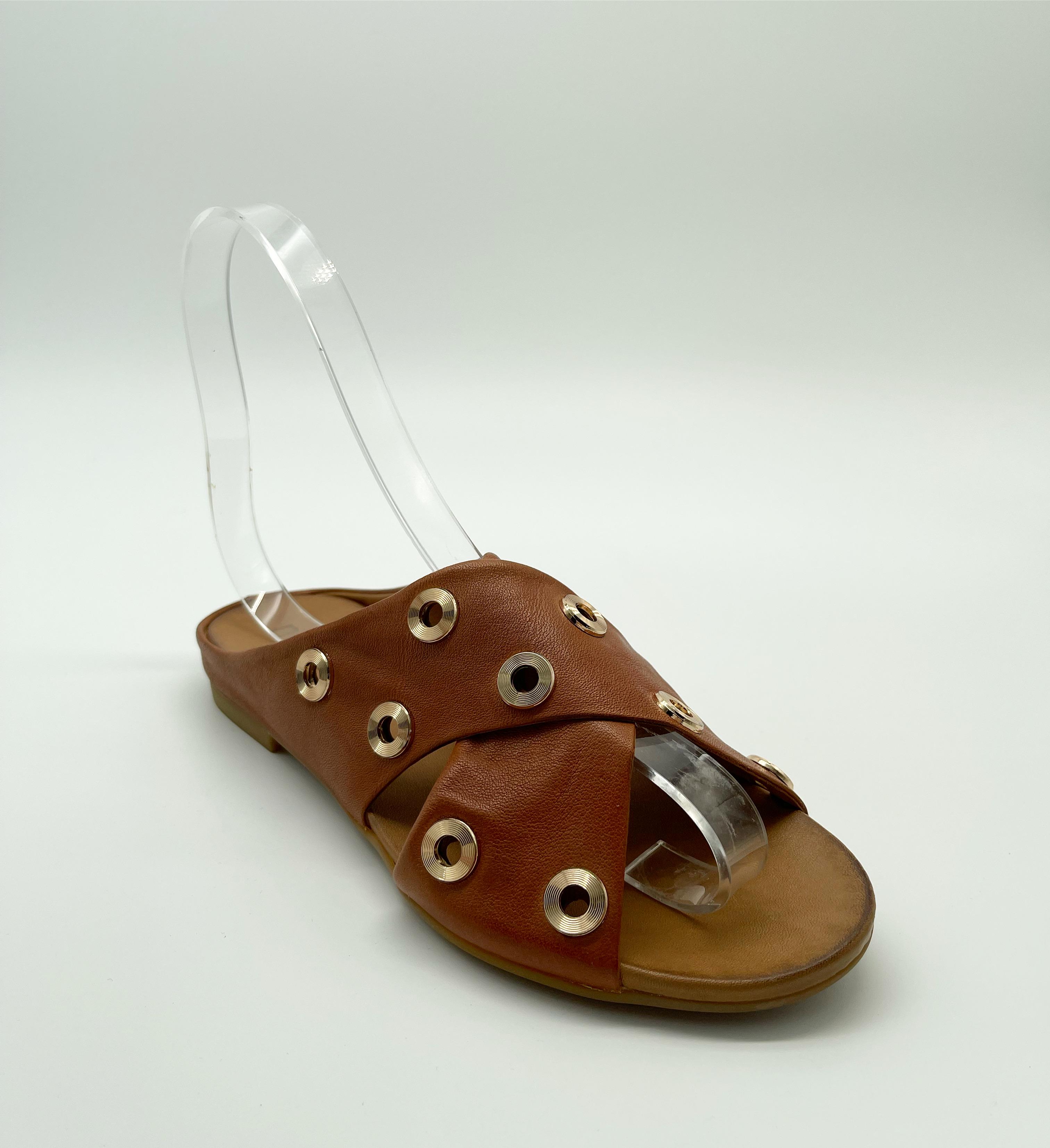 Шлепанцы женские NilaNila MG19118 р. 35 Коричневый