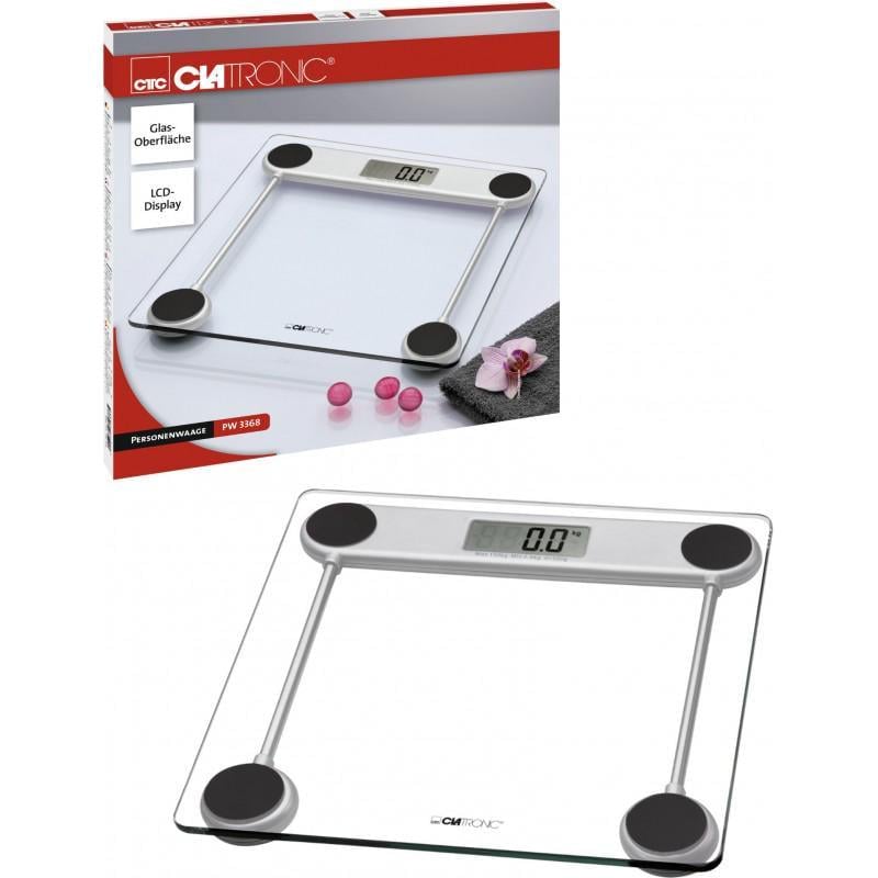 Весы напольные Clatronic PW 3368 электронные стеклянные