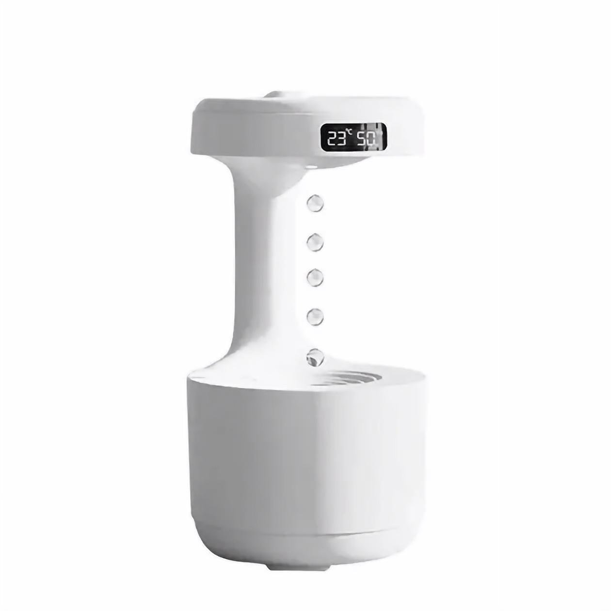 Зволожувач повітря портативний Kinscoter DQ-011 Anti Gravity Humidifier електричний 800 мл White (iC227)