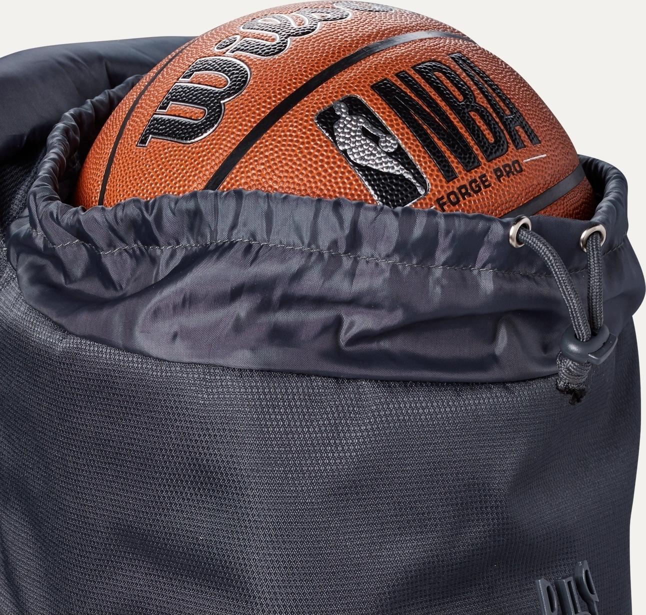 Рюкзак Wilson NBA FORGE BACKPACK Черный (WTBA80030NBA) - фото 4