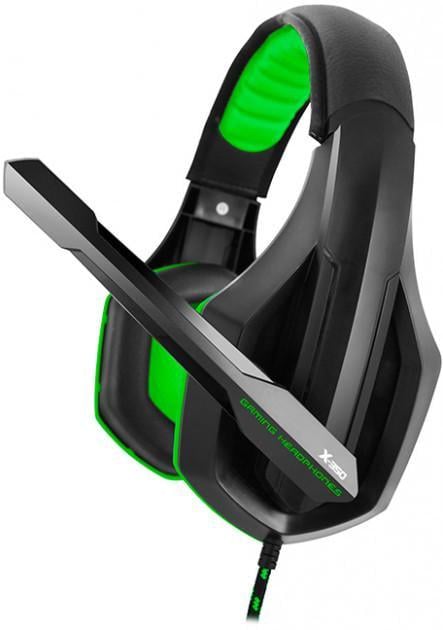 Ігрові навушники Gemix X-350 Black/Green