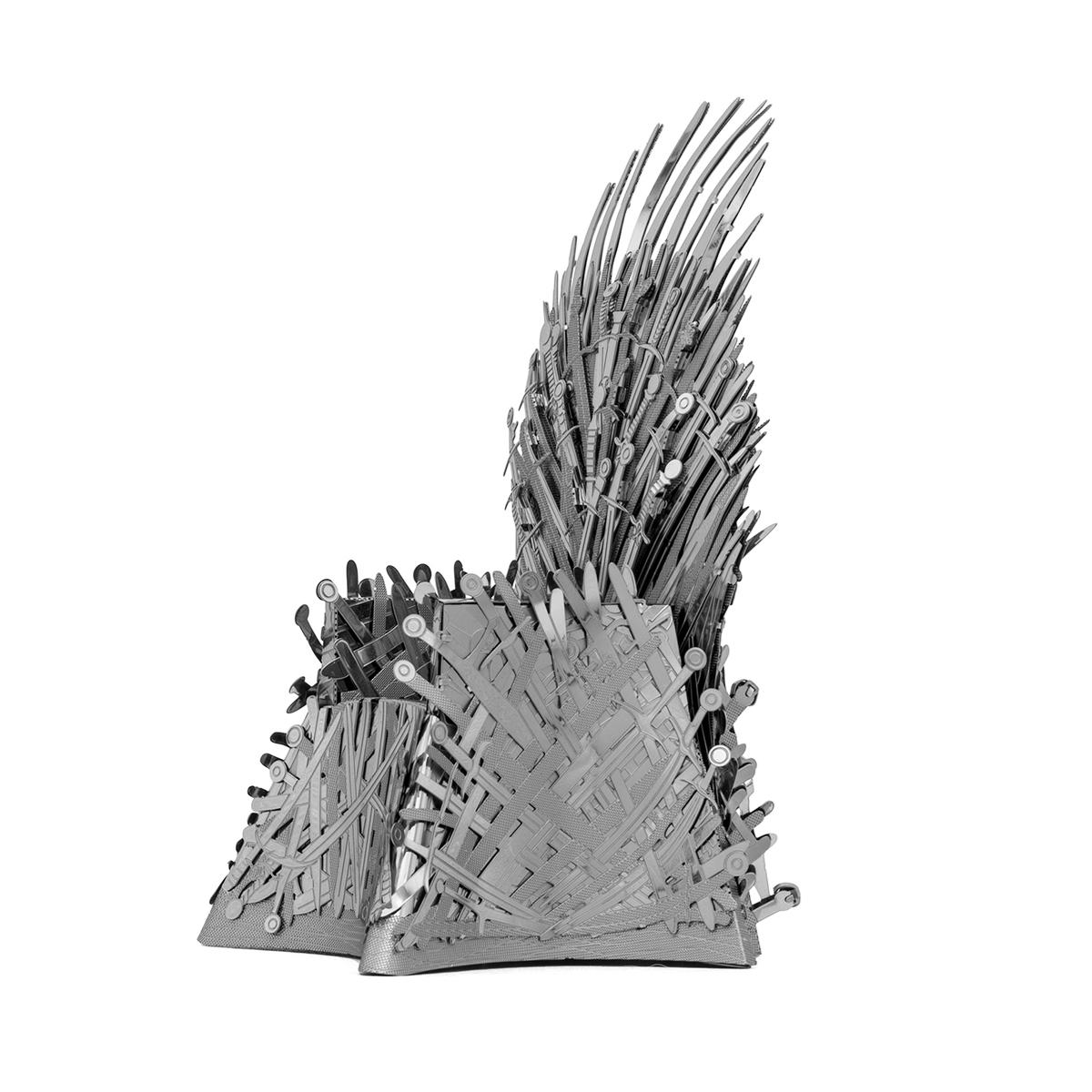 Металевий конструктор Metal Earth Iconx Game of Thrones Iron Throne ICX122 (52560851) - фото 3