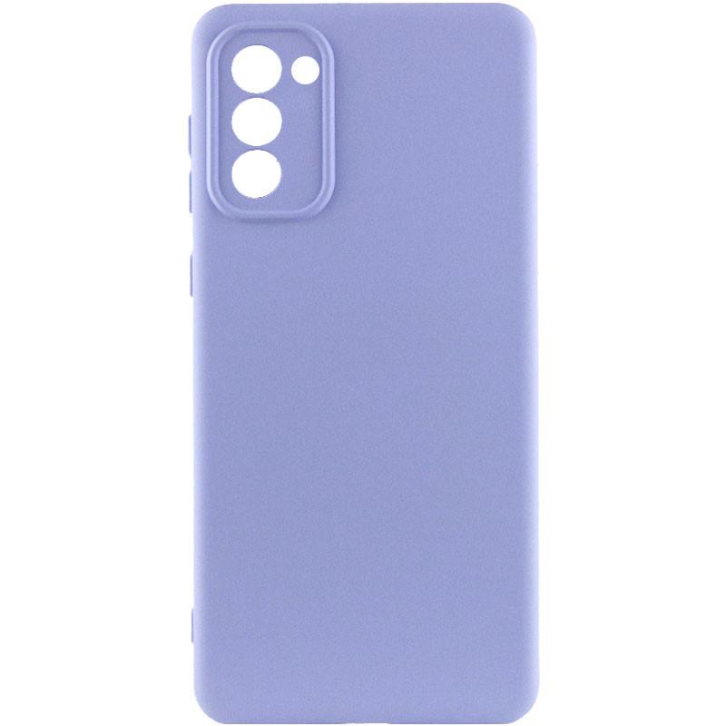 Протиударний чохол Silicone Cover Lakshmi Full Camera (AAA) для Samsung Galaxy S20 FE Бузковий / Dasheen - фото 1