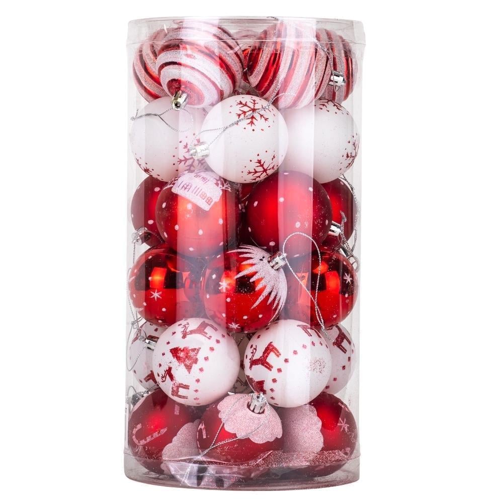 Набір ялинкових куль Святковий Ансамбль 30 шт. (9125-027)
