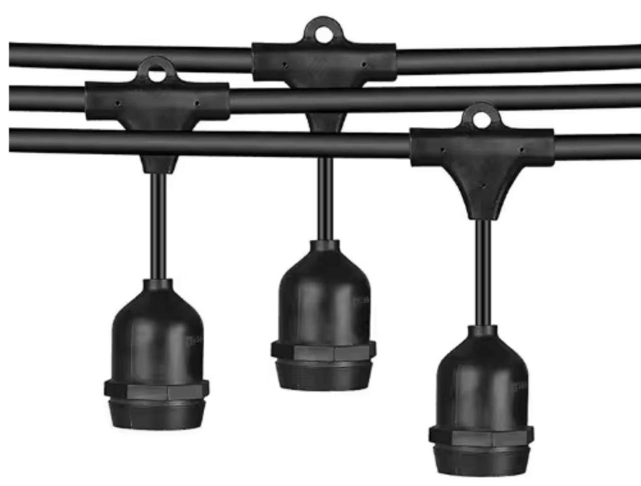 Гирлянда уличная с лампами 1W Zilini Е27 20 м 40 патронов IP65 GV3519 (35546229)