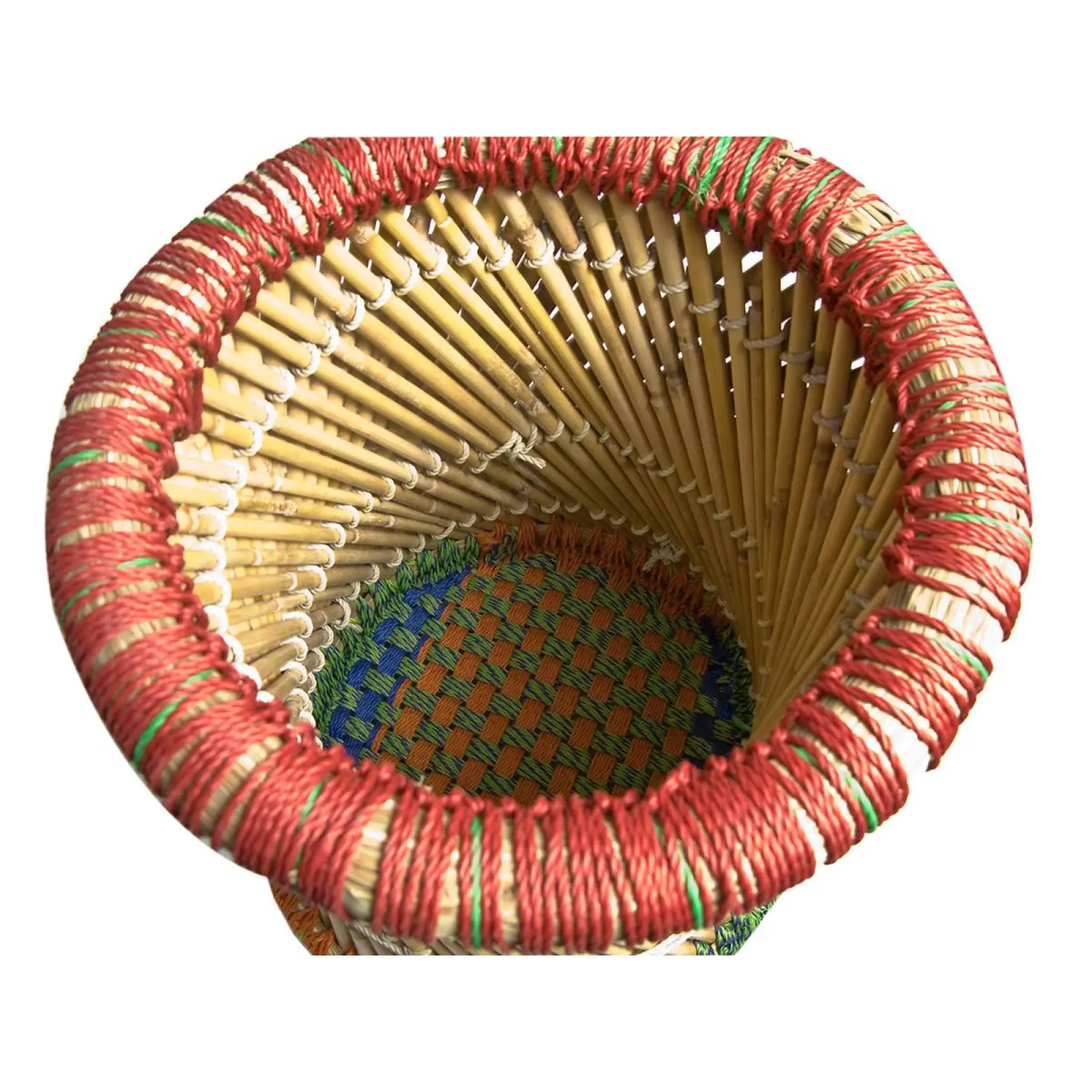 Табурет плетеный 40х36х36 см (26560) - фото 2 Табурет плетеный 40х36х36 см (26560) - фото 2