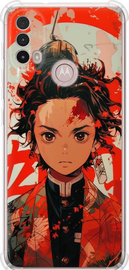 Чехол на Motorola E40 Тандзиро Камадо (6131sp-2660-42517)