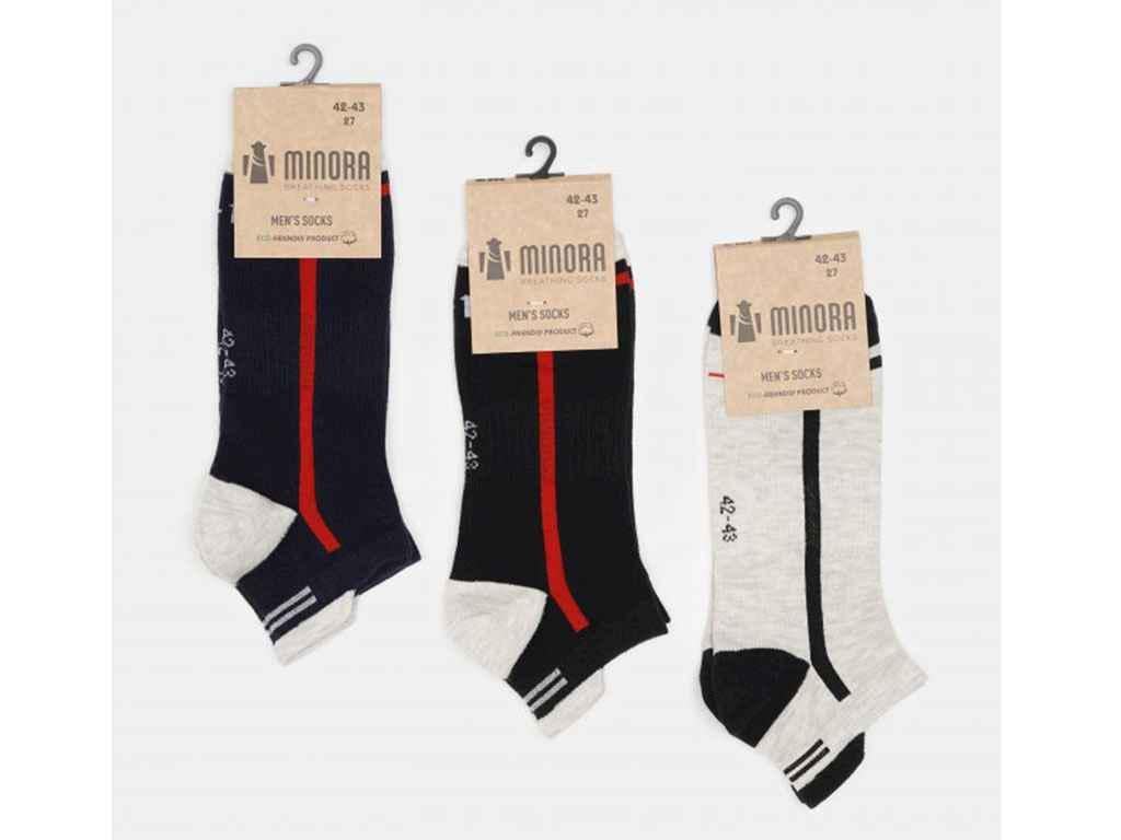 Шкарпетки чоловічі MINORA 533 3 пари р. 27 Різнокольоровий (823811)