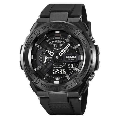 Часы наручные мужские Skmei 2101BKGD 5 Bar 52 мм Black (595706)