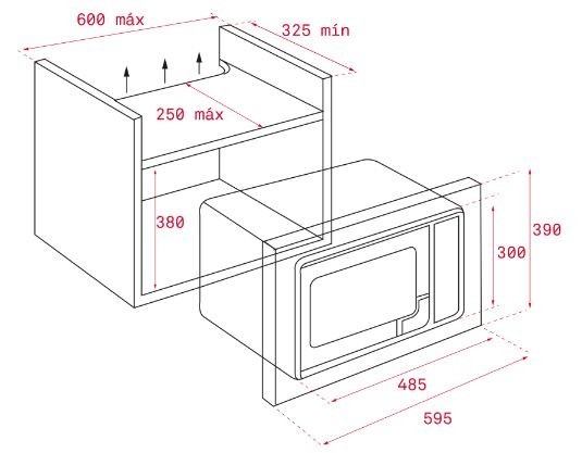 Мікрохвильова піч Teka ML 820 BIS 40584203 вбудована - фото 2