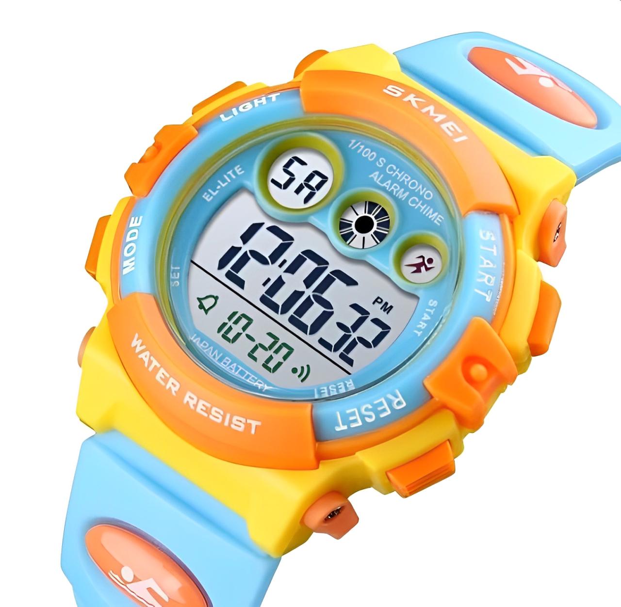 Наручные часы детские Synoke с подсветкой Сине-желтый (AR-0000359)